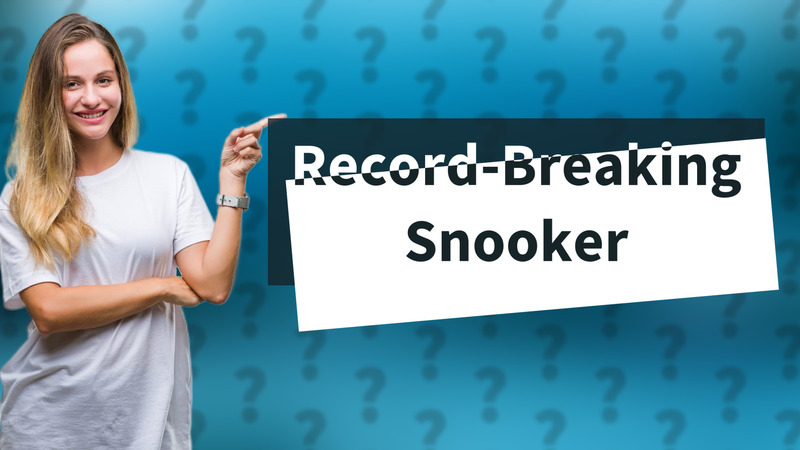 Record-Breaking Snooker