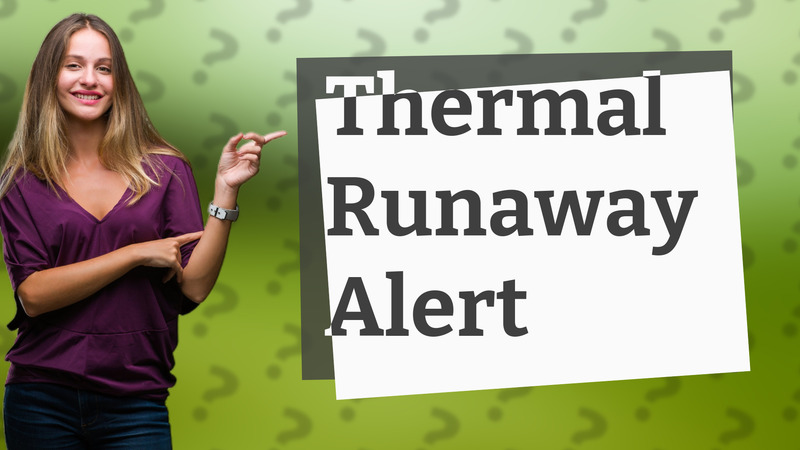Thermal Runaway Alert