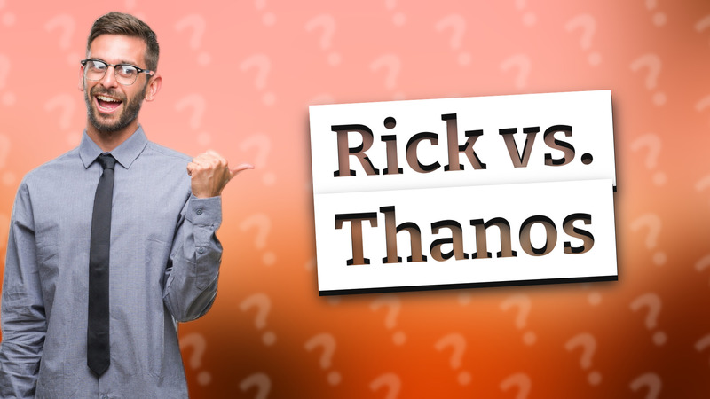 Rick vs. Thanos