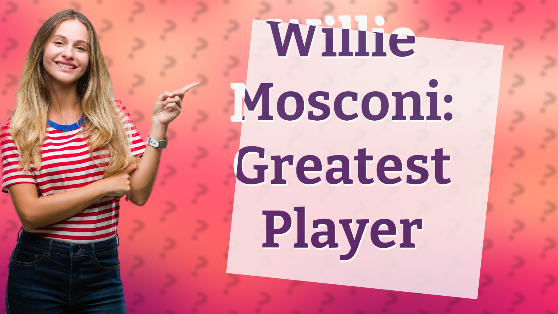 Willie Mosconi: Greatest Player