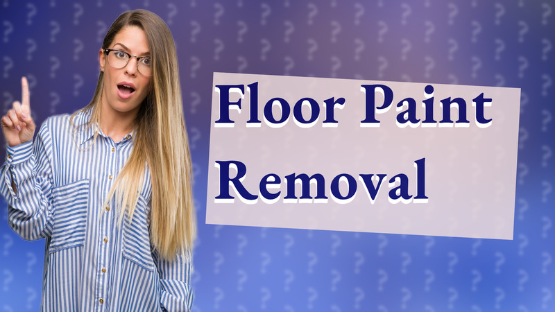 Floor Paint Removal