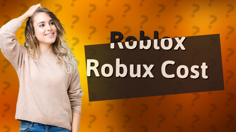 Roblox Robux Cost