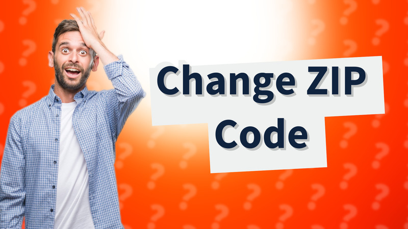 Change ZIP Code