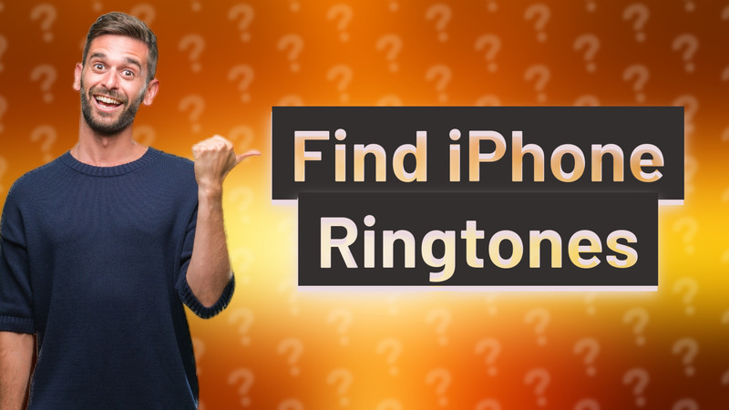 Find iPhone Ringtones