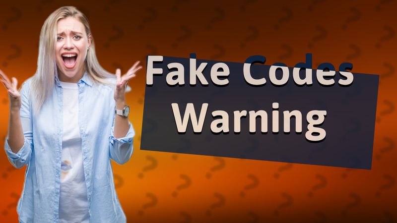 Fake Codes Warning