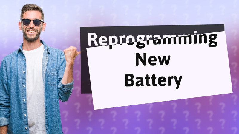Reprogramming New Battery