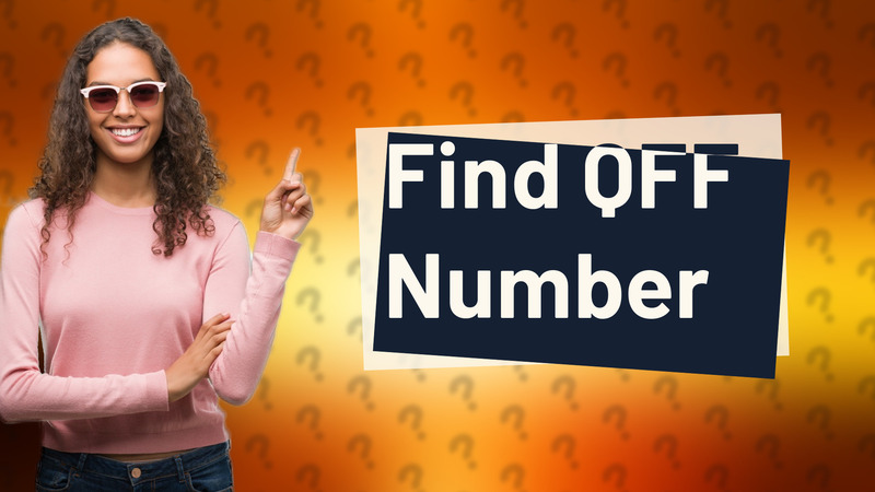 Find QFF Number