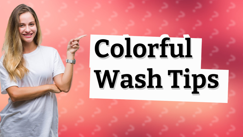 Colorful Wash Tips