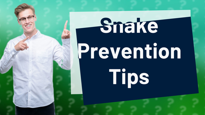 Snake Prevention Tips