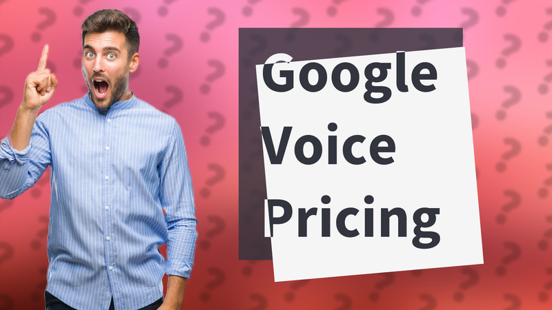 Google Voice Pricing