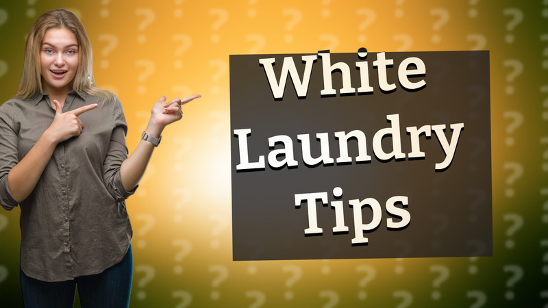 White Laundry Tips