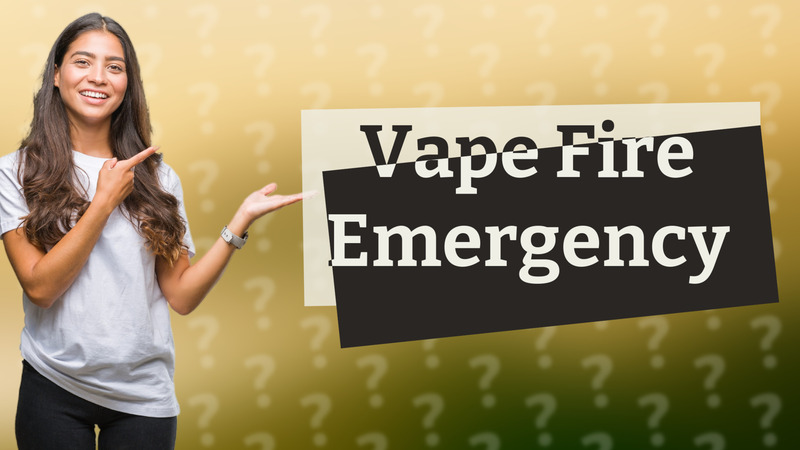 Vape Fire Emergency