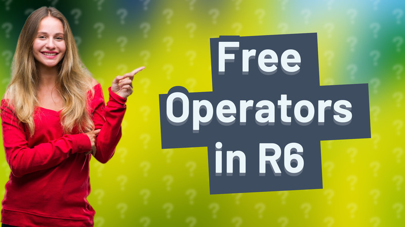 Free Operators in R6
