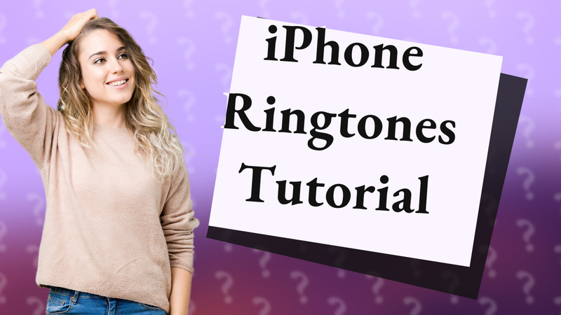 iPhone Ringtones Tutorial