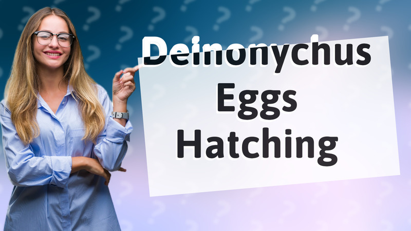 Deinonychus Eggs Hatching