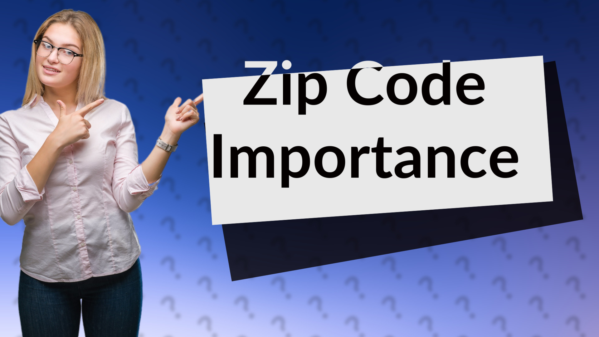 Zip Code Importance