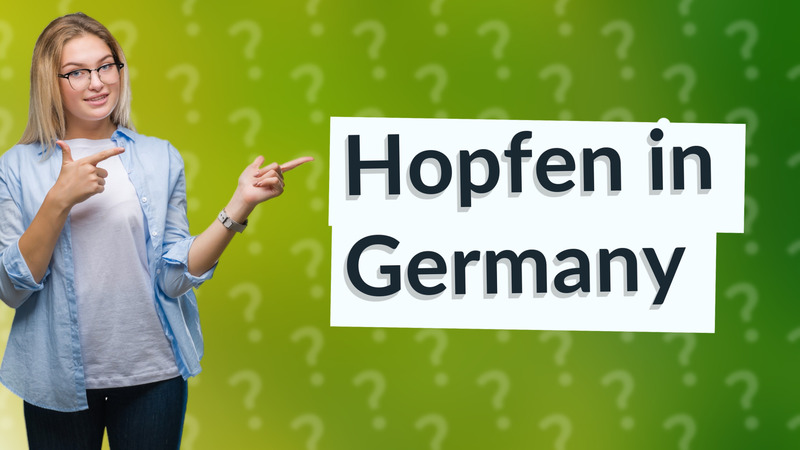 Hopfen in Germany