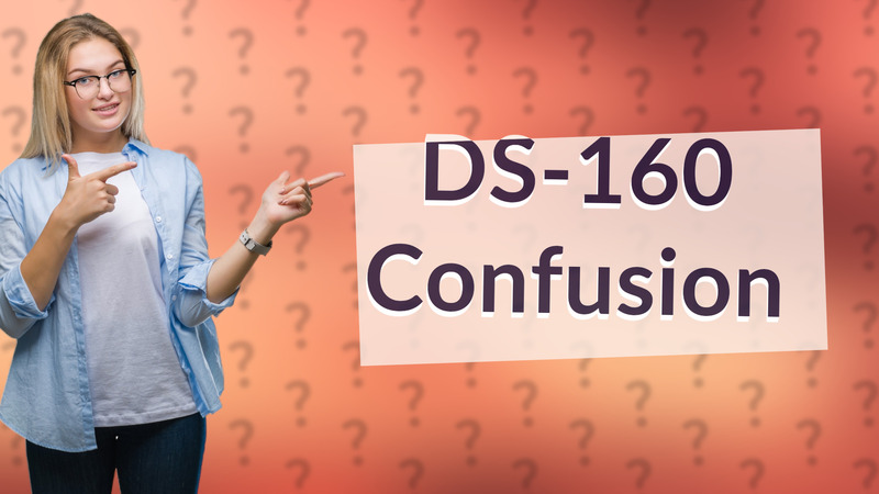 DS-160 Confusion