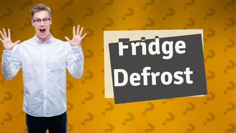 Fridge Defrost