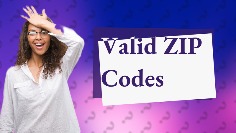 Valid ZIP Codes