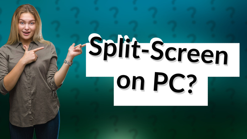 Split-Screen on PC?