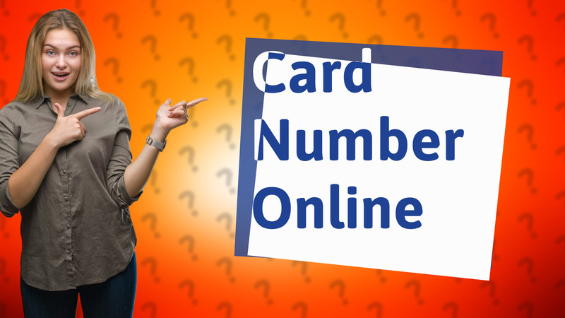 Card Number Online