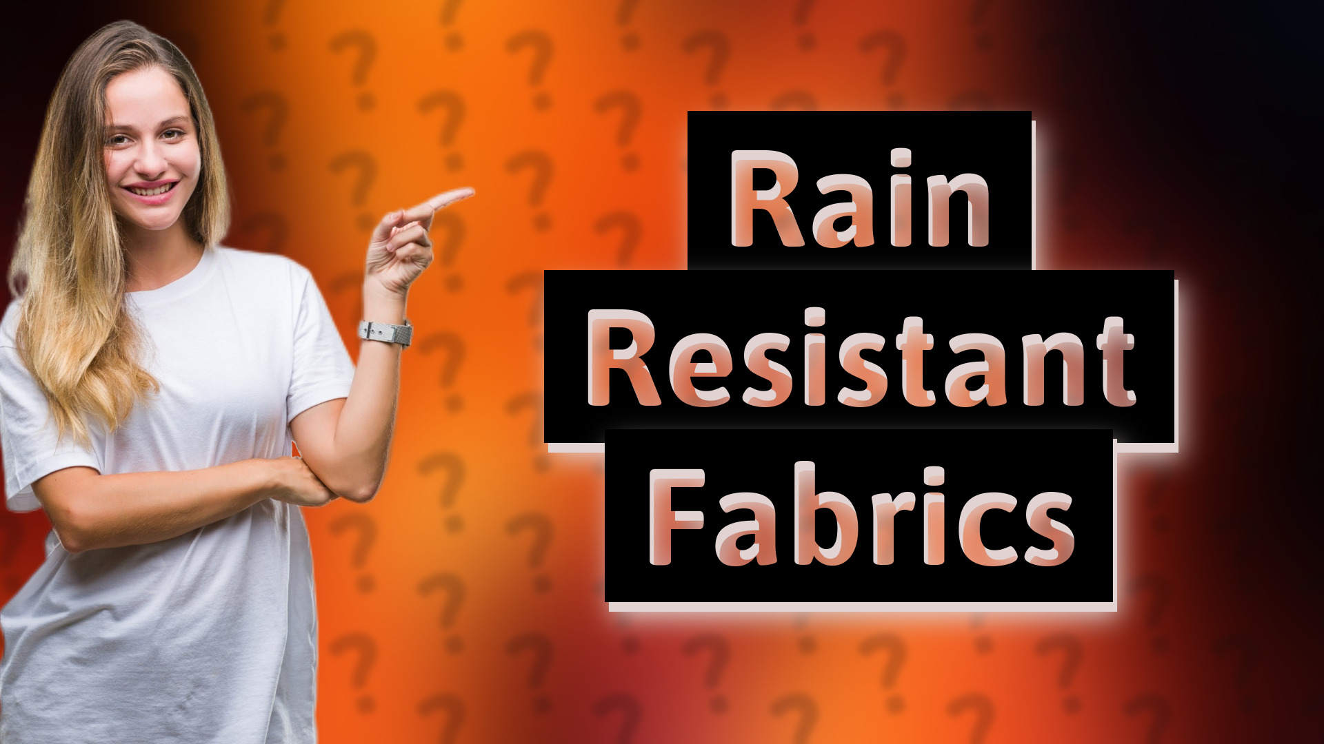 Rain Resistant Fabrics