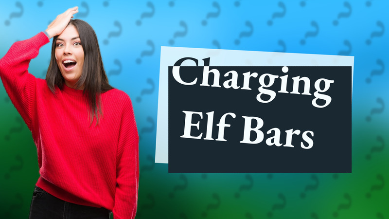 Charging Elf Bars