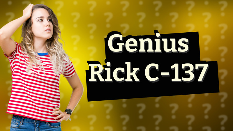 Genius Rick C-137