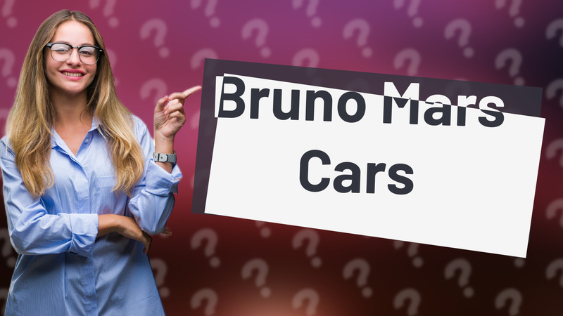 Bruno Mars Cars