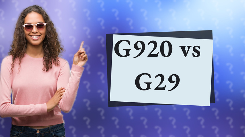 G920 vs G29