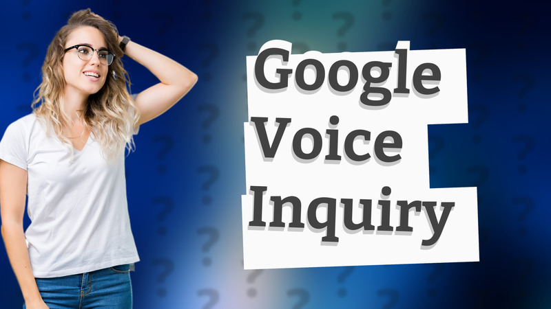 Google Voice Inquiry