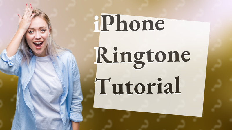 iPhone Ringtone Tutorial