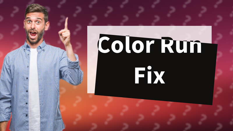 Color Run Fix