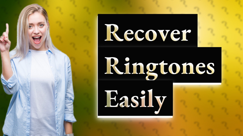 Recover Ringtones Easily
