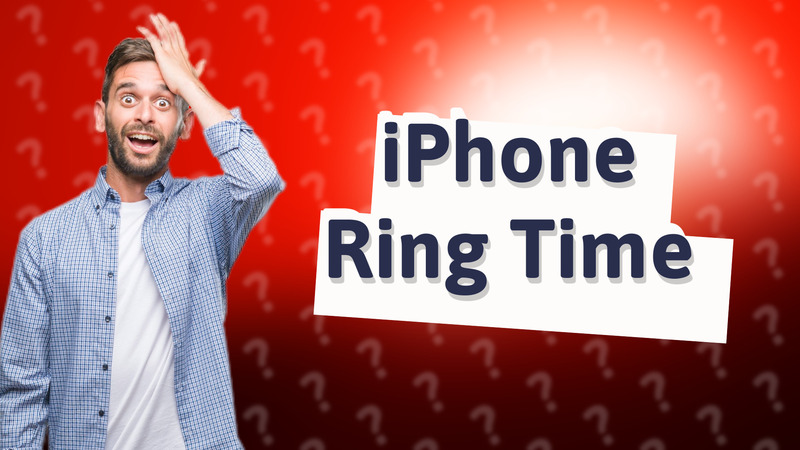 iPhone Ring Time