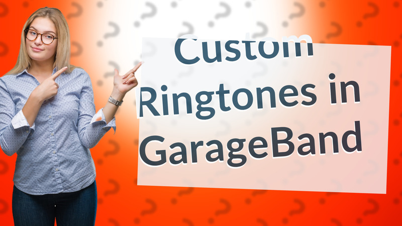 Custom Ringtones in GarageBand