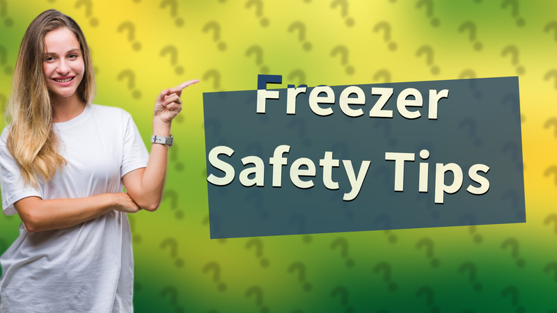 Freezer Safety Tips