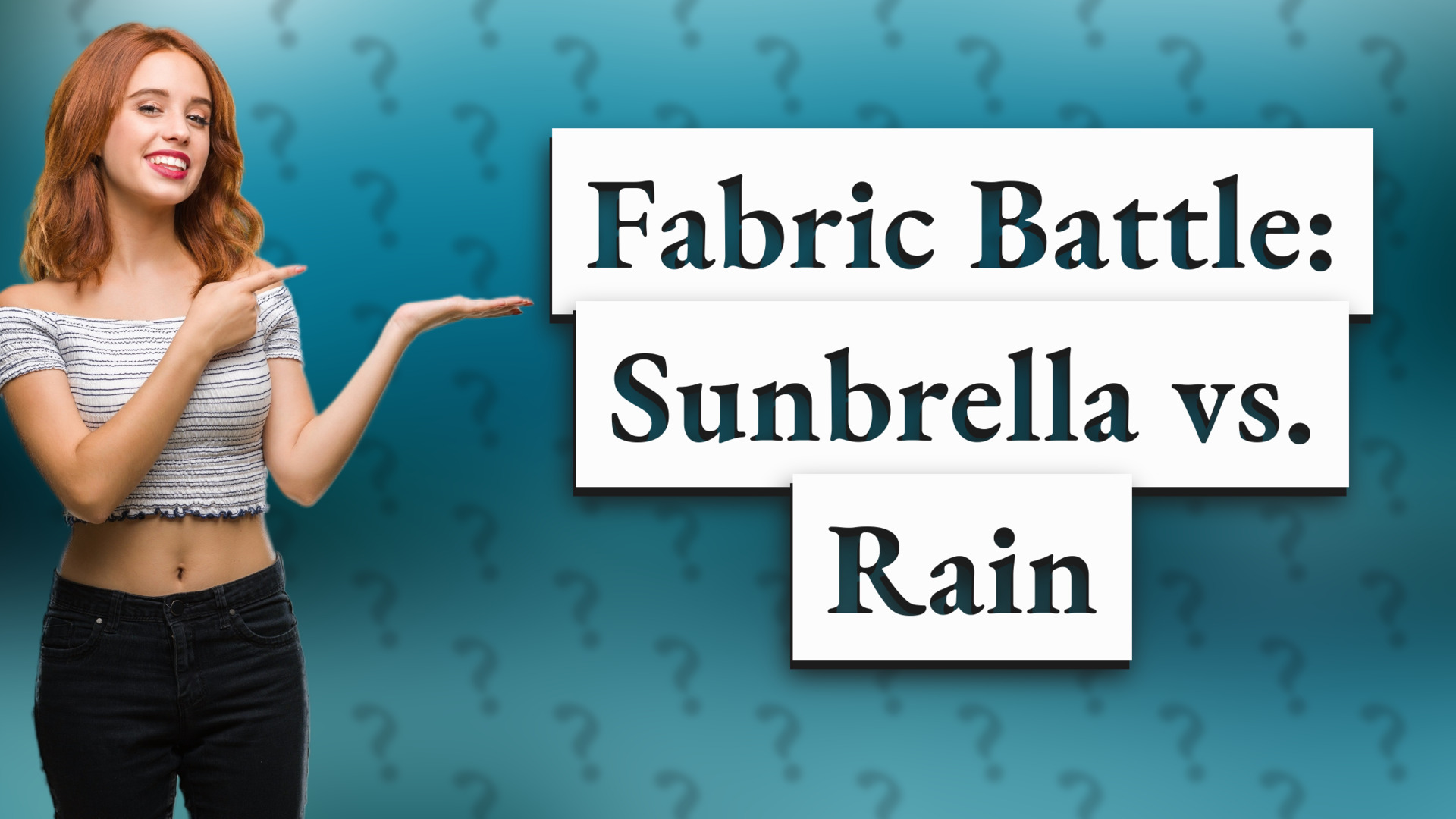 Fabric Battle: Sunbrella vs. Rain