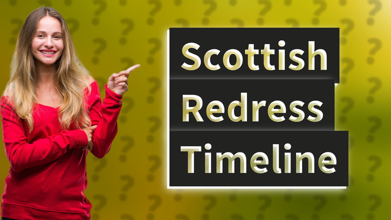 Scottish Redress Timeline