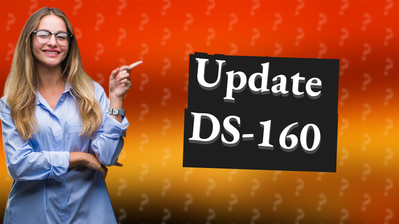 Update DS-160