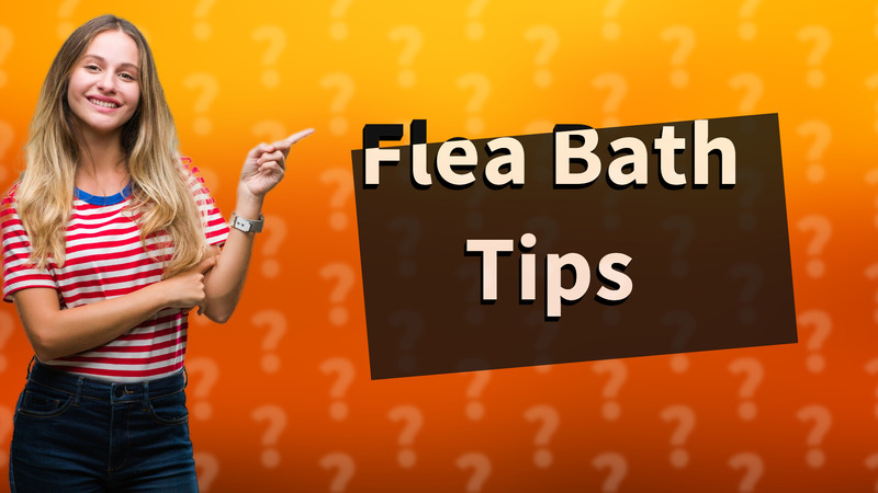Flea Bath Tips