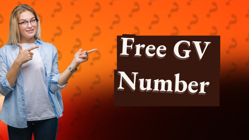 Free GV Number