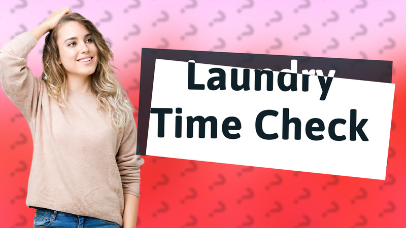 Laundry Time Check