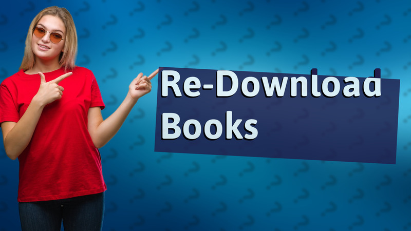 Re-Download Books