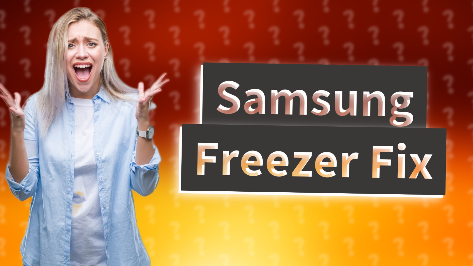 Samsung Freezer Fix