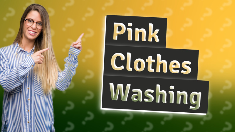 Pink Clothes Washing