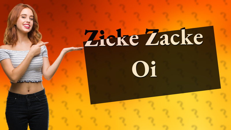 Zicke Zacke Oi