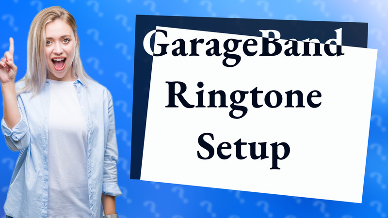 GarageBand Ringtone Setup