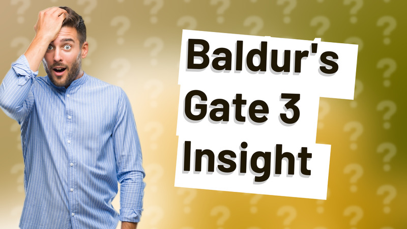 Baldur's Gate 3 Insight